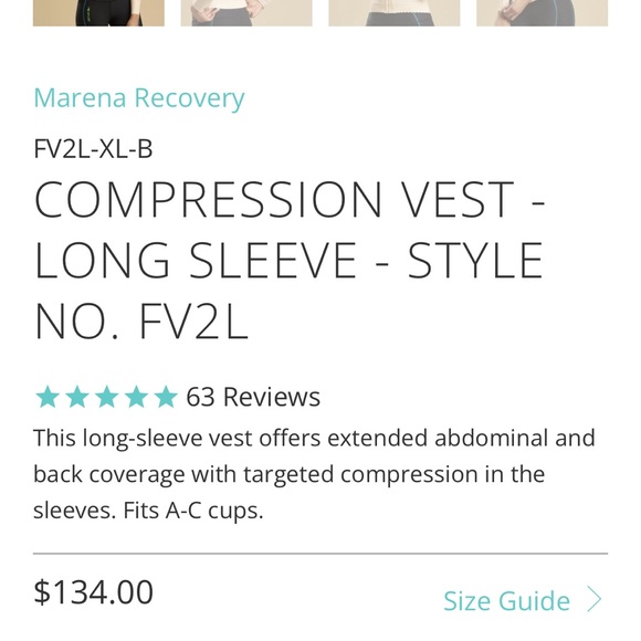 Marena Long Sleeve Recovery Vest - Picture 3 of 3